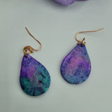 Teardrop Earrings (Small) - Magical Blue & Purple