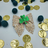 Sailor Bow (4") with Shamrock/Clover - Various - Sapphire-Passion