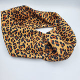 Turban Headband (Adult) - Cheetah - Sapphire-Passion