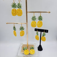 Pineapple Earrings (2")