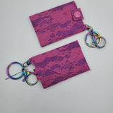 Every Little Thing Envelope Wallet - Fuchsia Lace