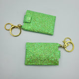 Every Little Thing Envelope Wallet - Neon Green Glitter