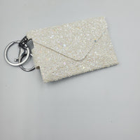 Every Little Thing Envelope Wallet - White Glitter