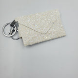 Every Little Thing Envelope Wallet - White Glitter