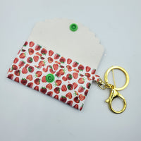 Jolie 2 Pocket Wallet - Strawberries