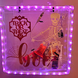 LED Halloween Bag - Flossing Skeleton Glow-in-the-Dark