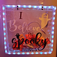 LED Halloween Bag - I Believe in Spooky Glow-in-the-Dark
