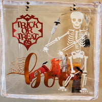 LED Halloween Bag - Flossing Skeleton Glow-in-the-Dark