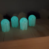 3-D Print Ghost Earrings - Glow In The Dark