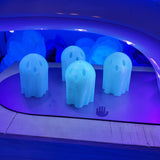 3-D Print Ghost Earrings - Glow In The Dark