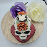 Skull & Roses Passive Diffuser - Red Base w/Color
