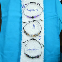 Aromatherapy Bracelets, Adjustable - Various Minimalist - Sapphire-Passion