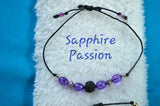 Aromatherapy Bracelets, Adjustable - Various Minimalist - Sapphire-Passion