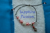Aromatherapy Bracelets, Adjustable - Various Minimalist 1 - Sapphire-Passion