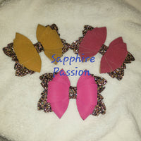 Blossom Bow (5.5") - Multiloop Style - Various - Sapphire-Passion