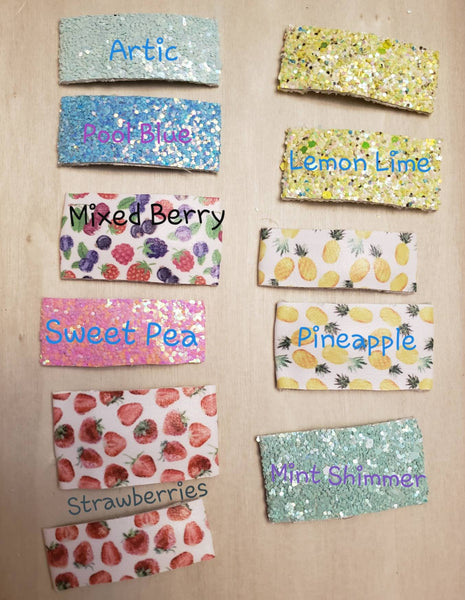 Snap Clips, Rectangle - Various I - Sapphire-Passion