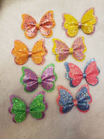 Butterfly Pinch Bows (2.75' & 3.5") - Various - Sapphire-Passion