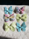 Butterfly Pinch Bows (2.75' & 3.5") - Various - Sapphire-Passion