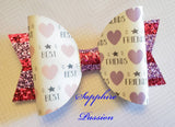 Dolly Bow (4.5") - Various, Best Friends - Sapphire-Passion