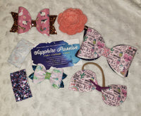 Hair Bows, Snapclips, & Baby Headbands - Various II - Sapphire-Passion