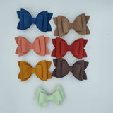 Suede Bows - Various I - Sapphire-Passion
