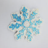 Snowflakes, Snap Clips - Various Blue & White (Diamond, Circle, and Star) - Sapphire-Passion