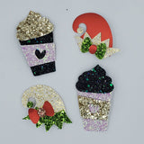 Holiday Clips, Various - Elf Hats & Latte Cups - Sapphire-Passion