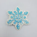 Snowflakes, Snap Clips - Various Blue & White (Diamond, Circle, and Star) - Sapphire-Passion